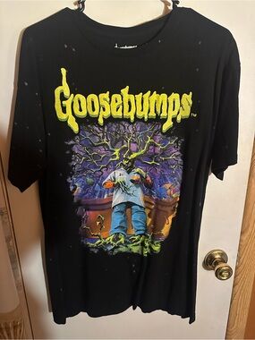 Scholastic Black Goosebumps Logo Tee